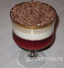 Десерт с вишней